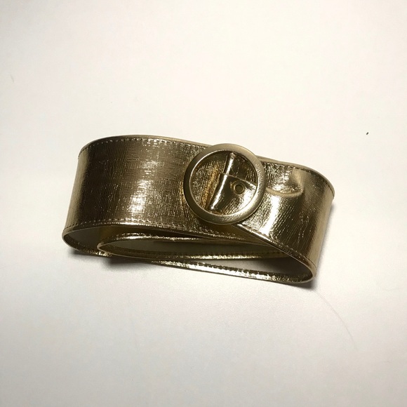 Metallic Gold Belt - Picture 2 of 3